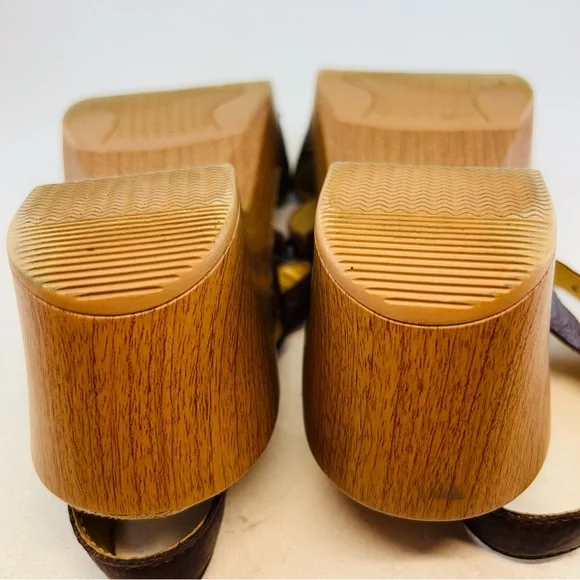 Dansko Brown Leather Ankle Buckle Sandi Clog Sandals, size 41 10.5 11 - Picture 11 of 11